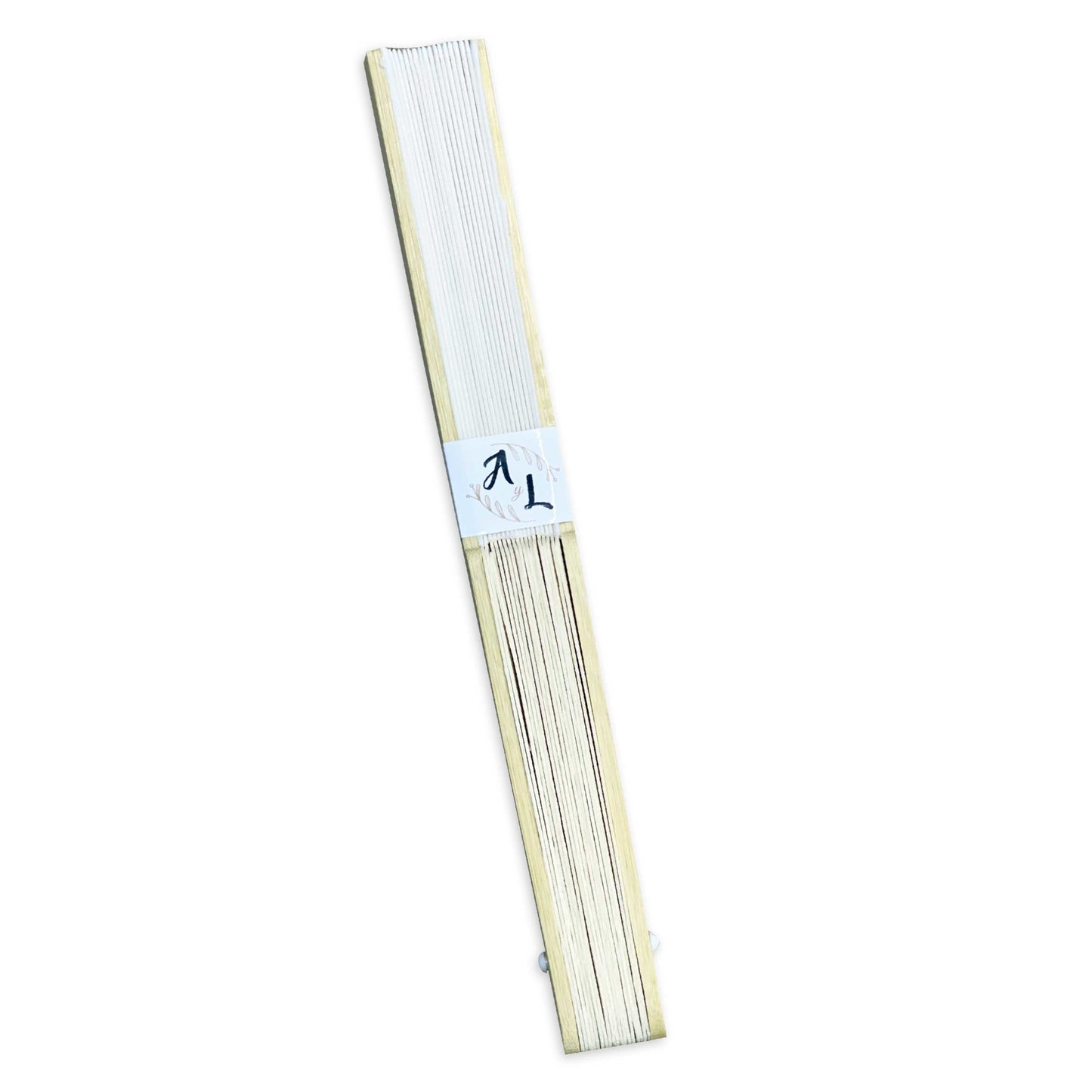 Abanico para Boda Personalizado -  Mod. 47 Espiga Dorada 💍