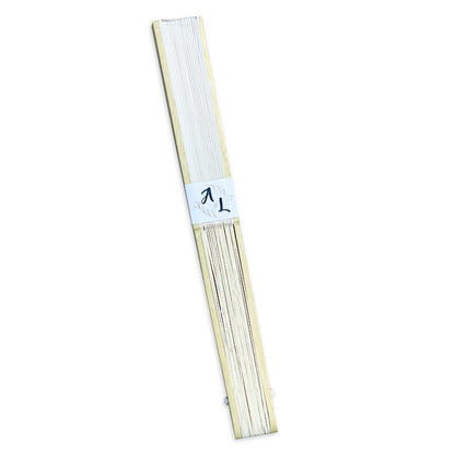 Abanico para Boda Personalizado -  Mod. 47 Espiga Dorada 💍