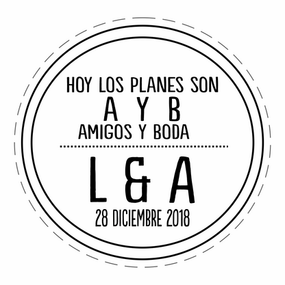 Cilindro para boda - Mod. 150 A y B 💍 | Festiboda