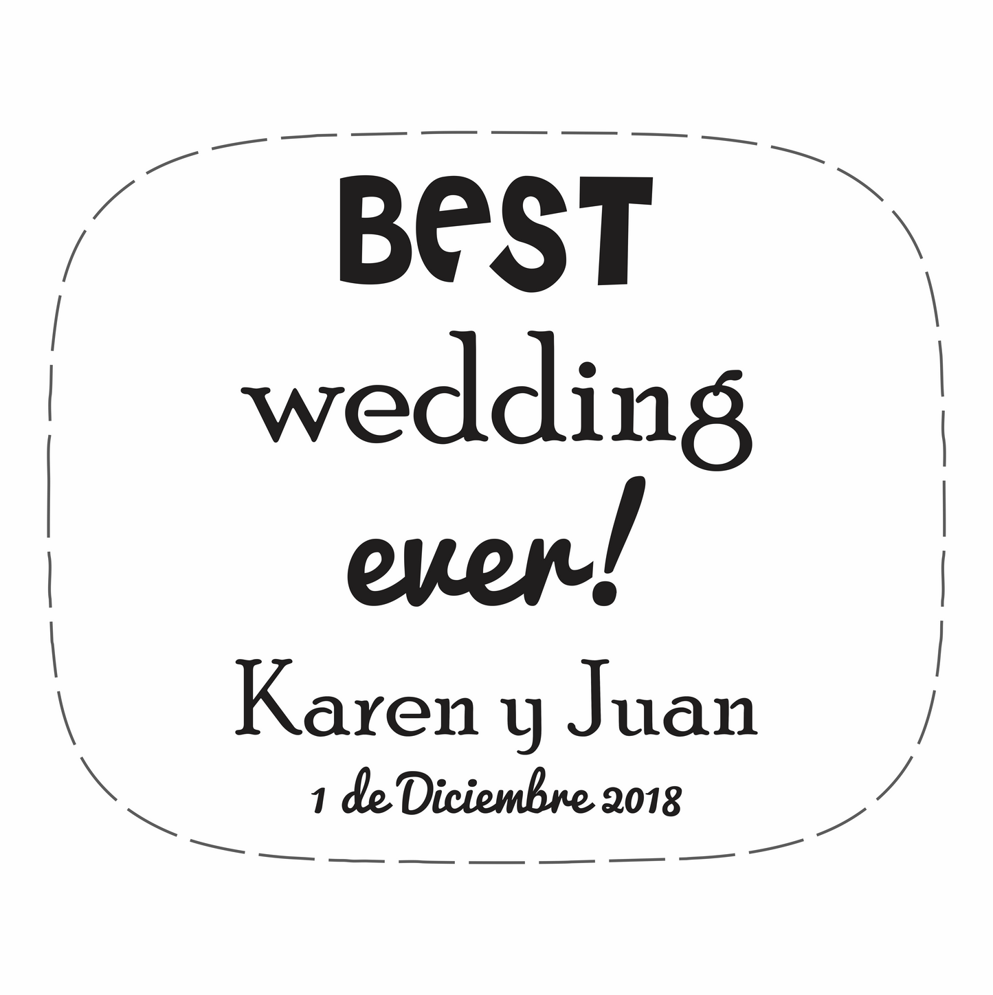 Cilindro para boda - Mod. 142 Weeding 💍 | Festiboda