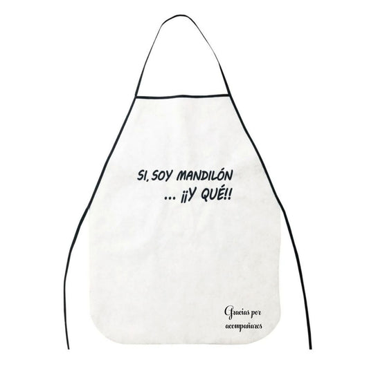 Mandil para Boda Personalizado Si Soy Mandilon y Que 💍 | Festibod
