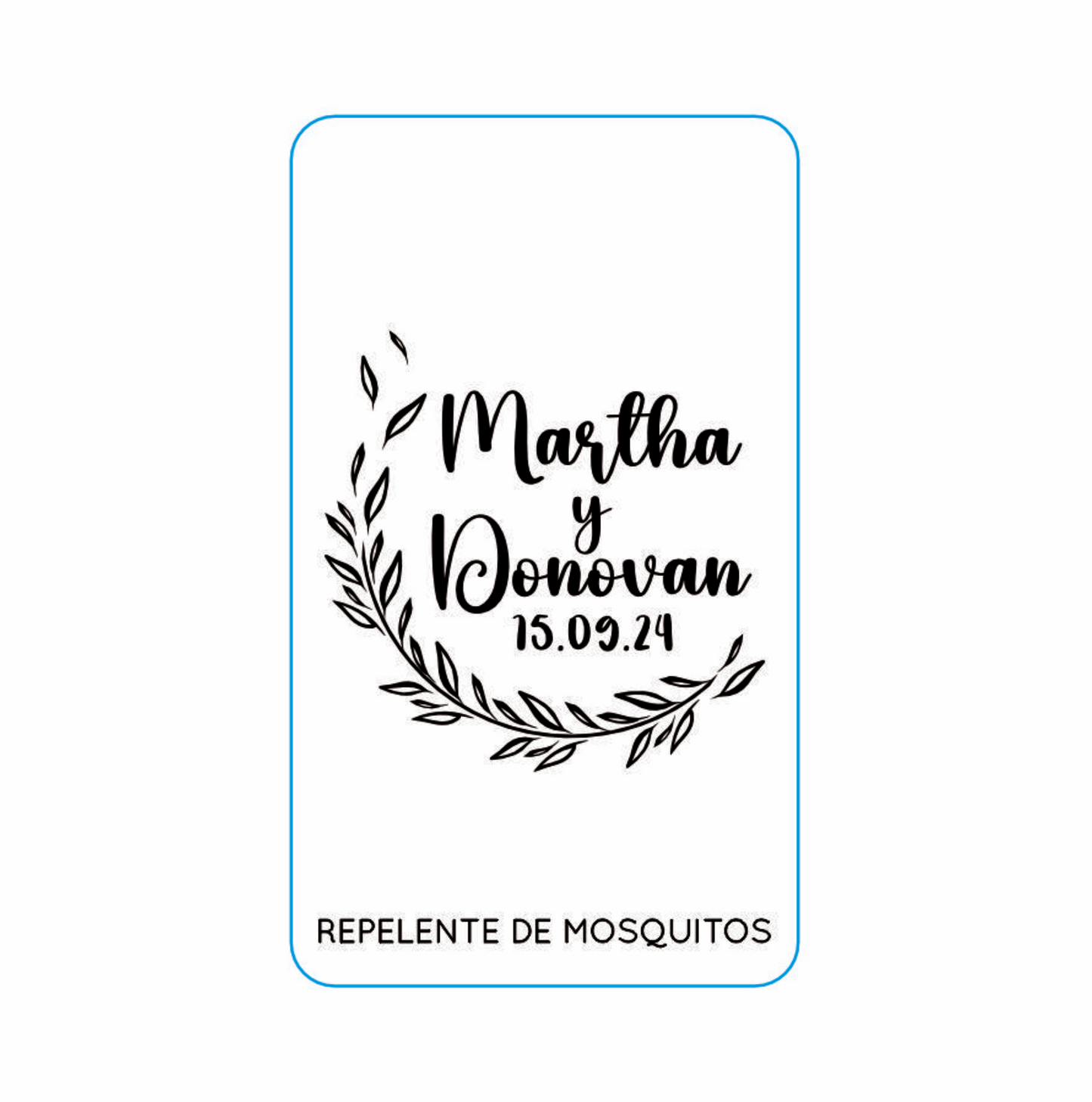 Repelente para Boda Personalizado – Mod. 50 Vuela Vuela 💍