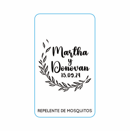 Repelente para Boda Personalizado – Mod. 50 Vuela Vuela 💍