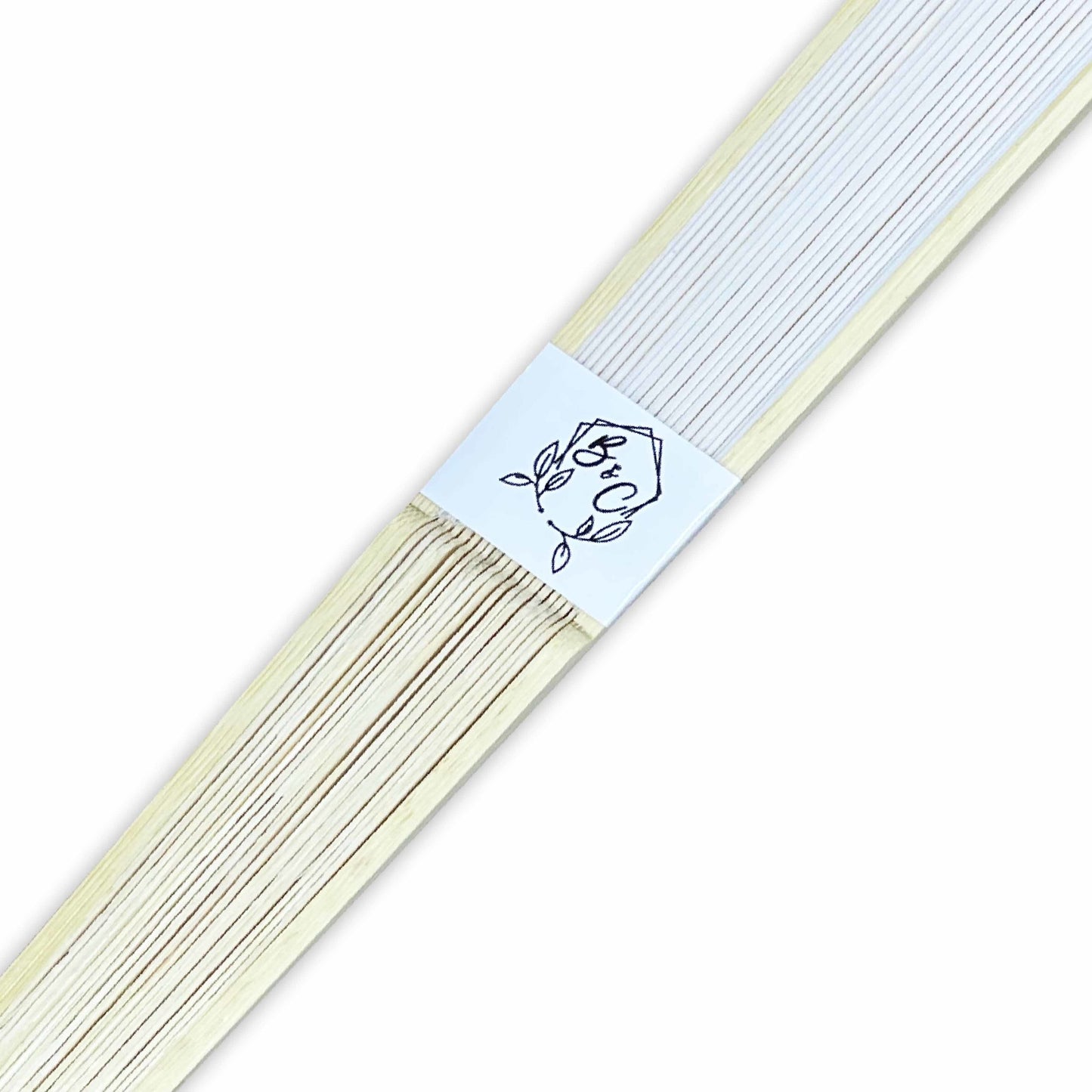 Abanico para Boda Personalizado Mod. 51 Hectagonal Medio 💍