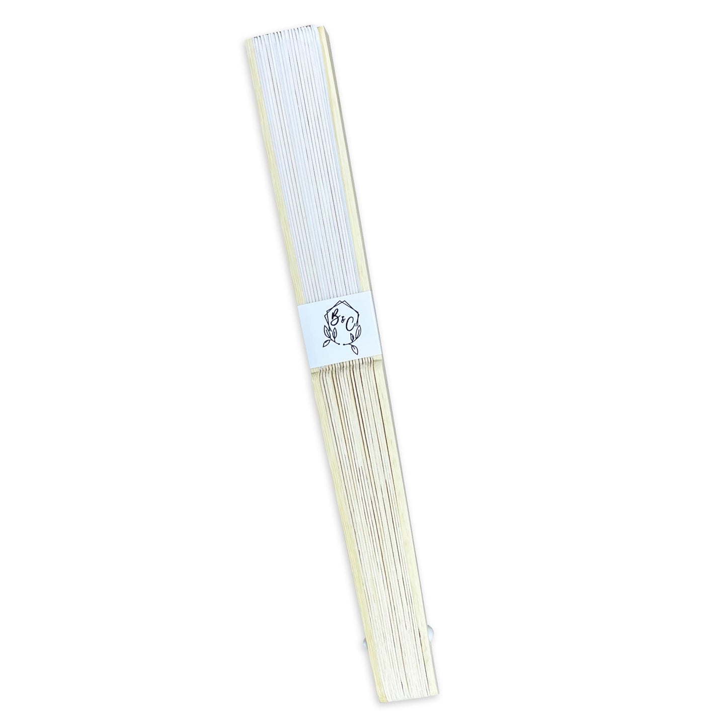 Abanico para Boda Personalizado Mod. 51 Hectagonal Medio 💍