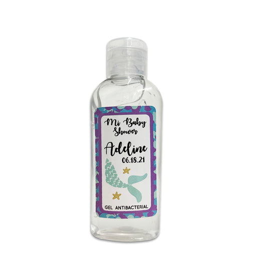 Gel Antibacterial ó Crema para Fiesta Baby Shower Bautizo Perzona