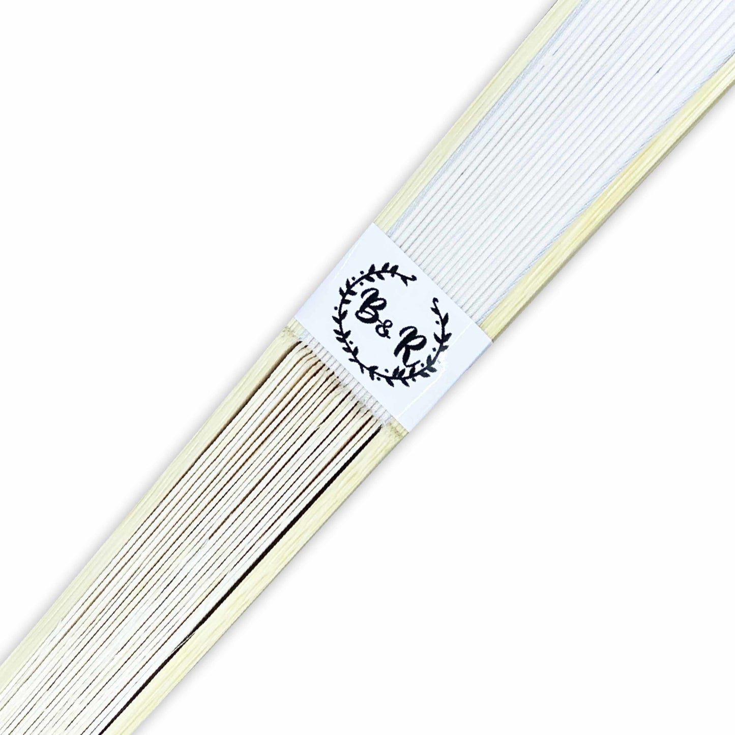 Abanico para Boda Personalizado -  Mod. 52 Semi Circulo 💍