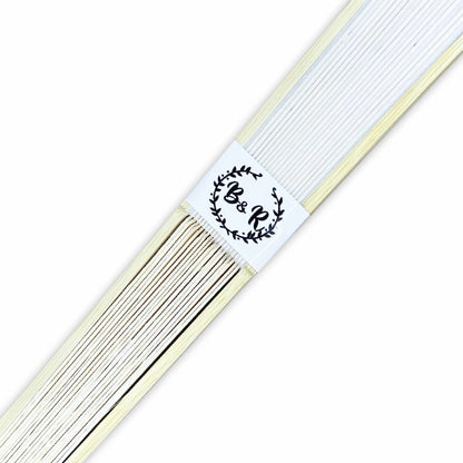 Abanico para Boda Personalizado -  Mod. 52 Semi Circulo 💍