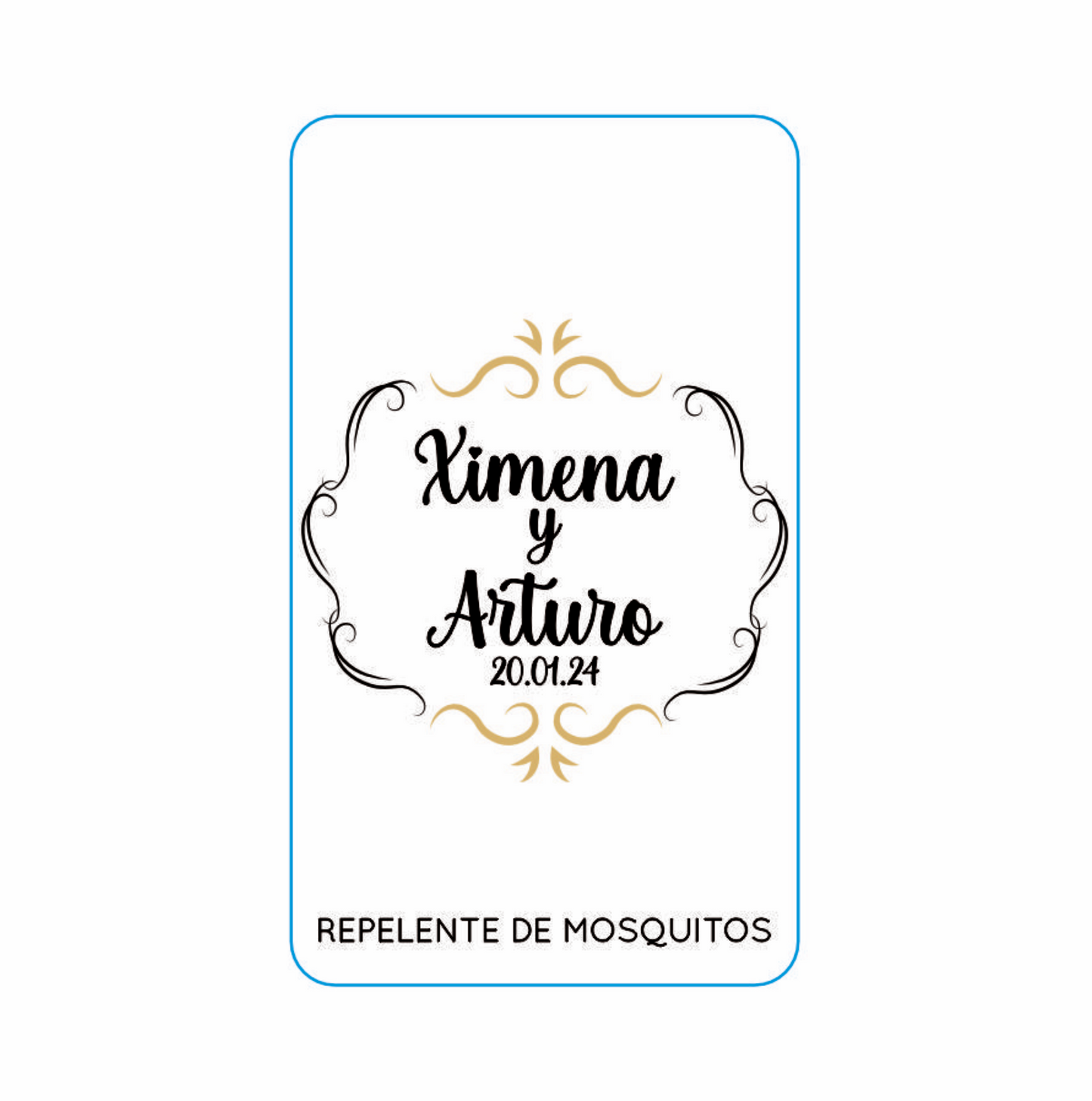 Repelente para Boda Personalizado – Mod. 52 Olas 💍 | Festiboda