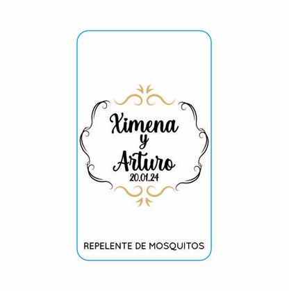 Repelente para Boda Personalizado – Mod. 52 Olas 💍 | Festiboda