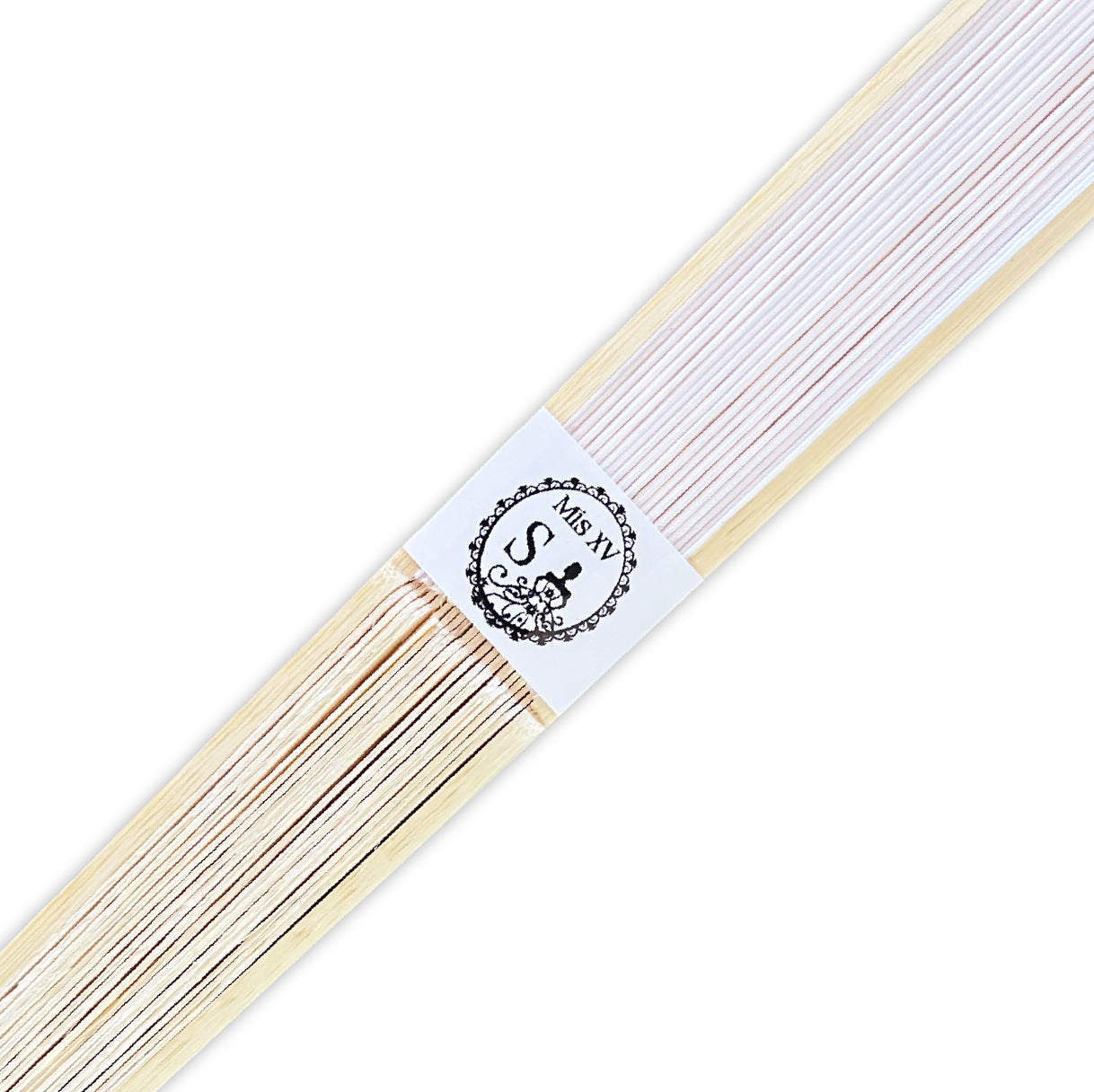 Abanico para XV años Personalizado - Mod. 526 Espejo Quinceañero