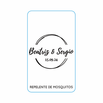 Repelente para Boda Personalizado – Mod. 53 Sello circular 💍