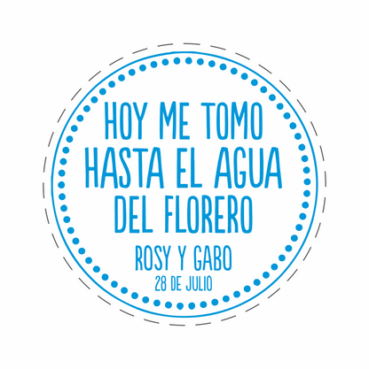 Cilindro para Boda y XV Años - Mod. 79 Florero 💍 | Festiboda