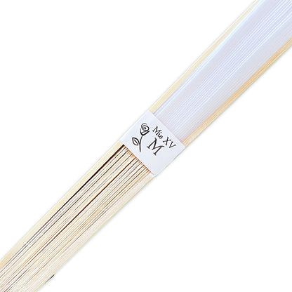 Abanico para XV años Personalizado - Mod. 546 Rosa de la Rosa