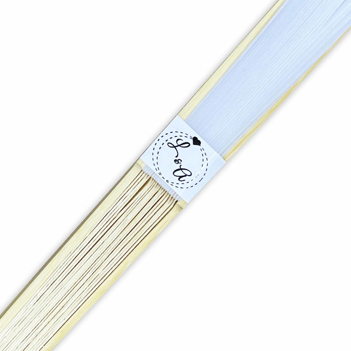 Abanico para Boda Personalizado -  Mod. 56 Rayitas 💍 | Festiboda