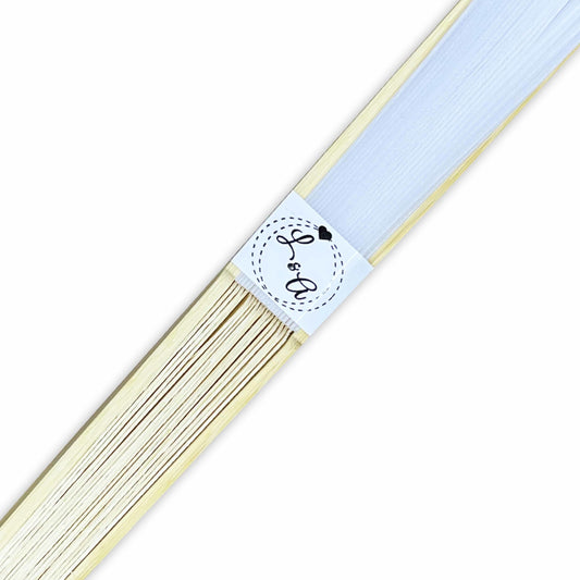 Abanico para Boda Personalizado -  Mod. 56 Rayitas 💍 | Festiboda