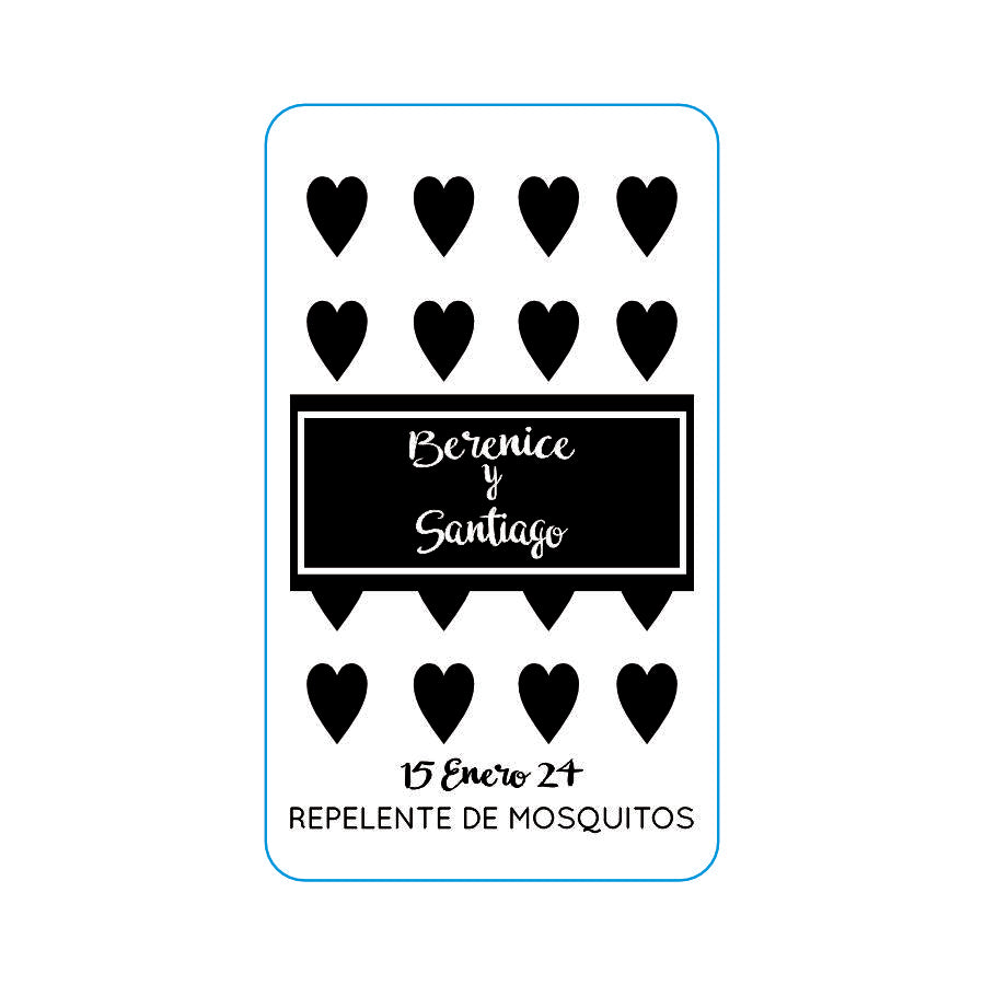 Repelente para Boda Personalizado – Mod. 18 Lluvia 💍 | Festiboda