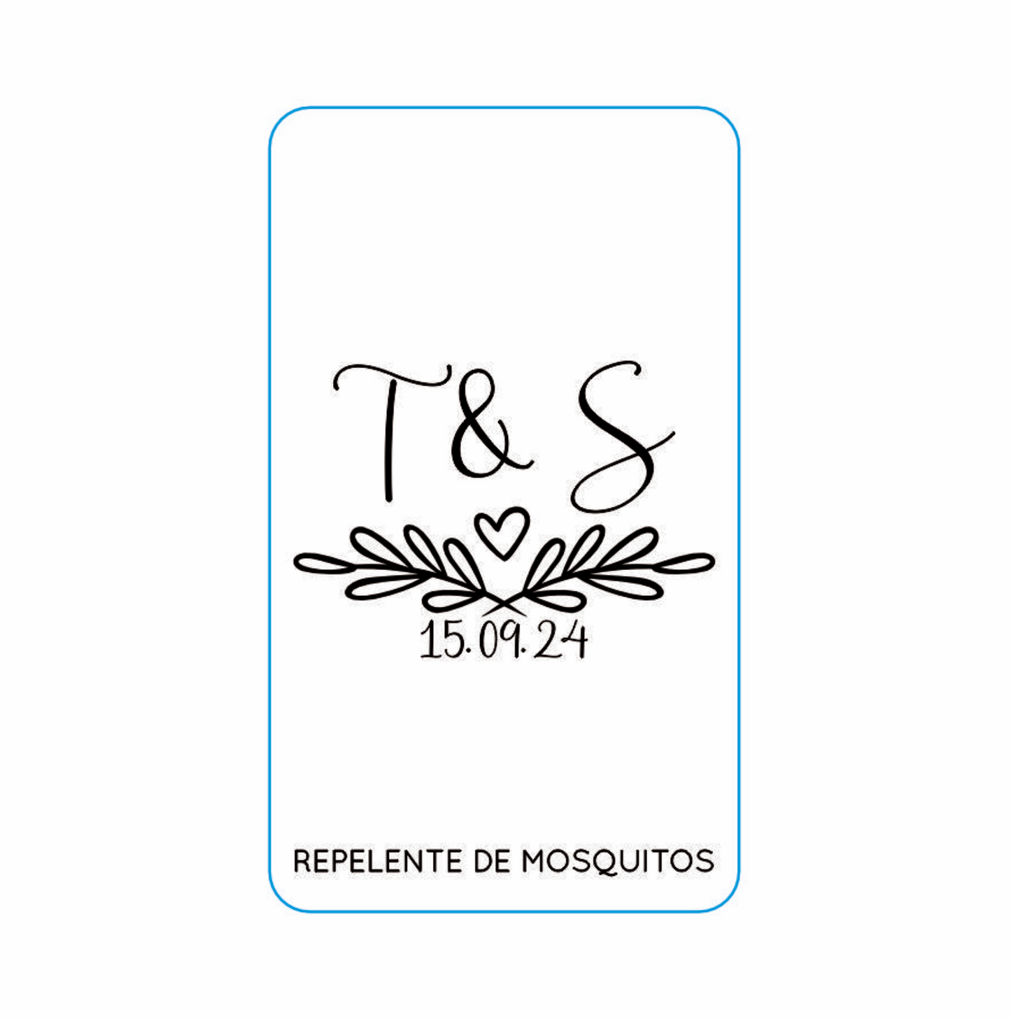 Repelente para Boda Personalizado – Mod. 57 Corazoncito 💍