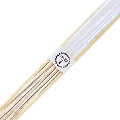 Abanico para XV años Personalizado - Mod. 576 Circulitos Corazonc