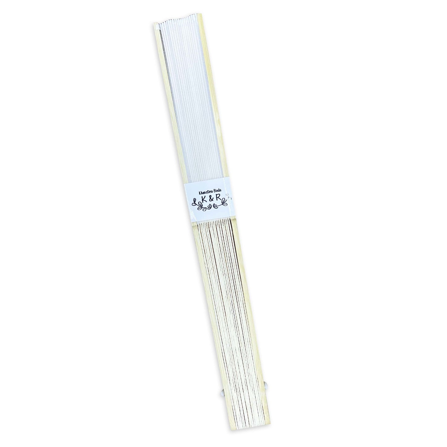 Abanico para Boda Personalizado -  Mod. 58 Nuestra Boda 💍