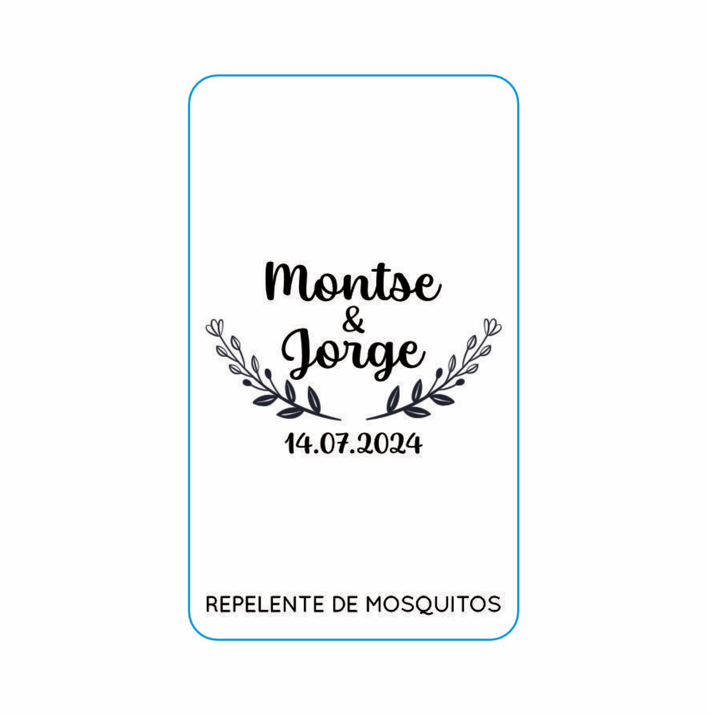 Repelente para Boda Personalizado – Mod. 58  La espiguita 💍