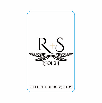 Repelente para Boda Personalizado – Mod. 60 Iniciales mas 💍