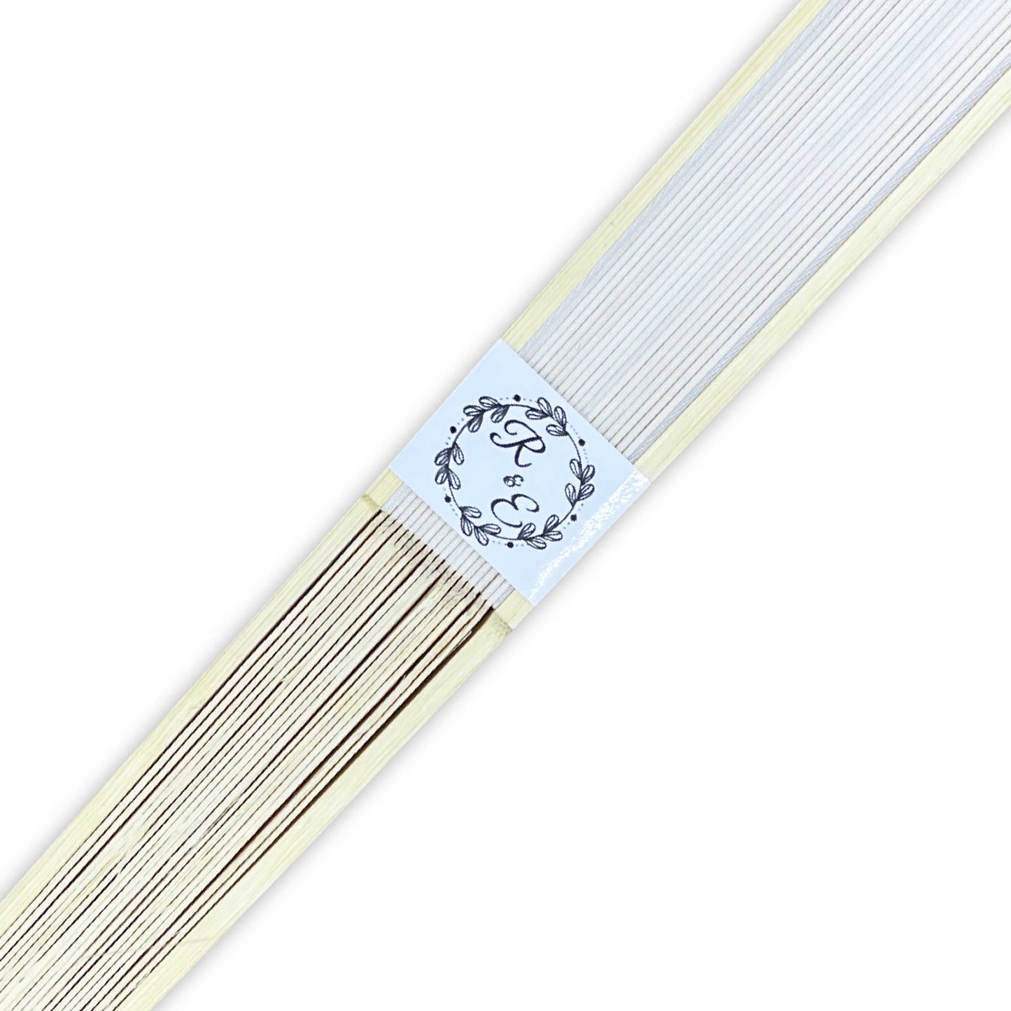 Abanico para Boda Personalizado -  Mod. 61 Hojitas 💍 | Festiboda