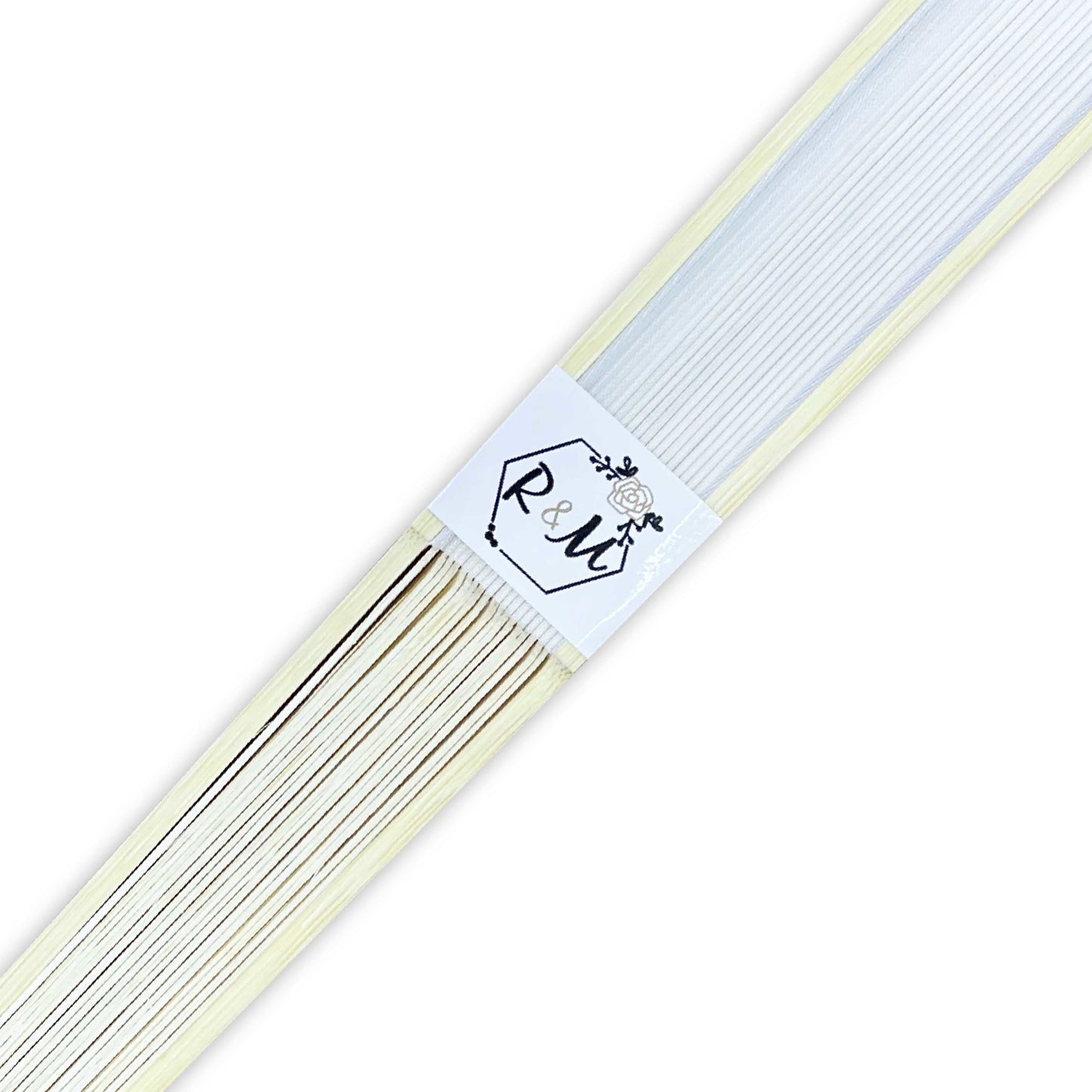 Abanico para Boda Personalizado -  Mod. 63 Rosa Dorada 💍