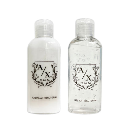Gel Antibacterial ó Crema para Boda Personalizado – 63 Fusion cua