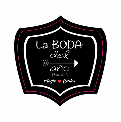 Cilindro para boda - Mod. 61 Flecha 💍 | Festiboda