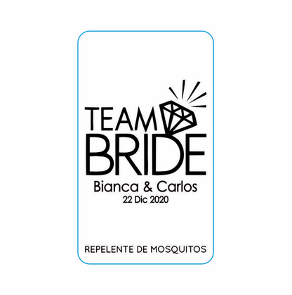 Repelente para Boda Personalizado – Mod. 64 El team b 💍