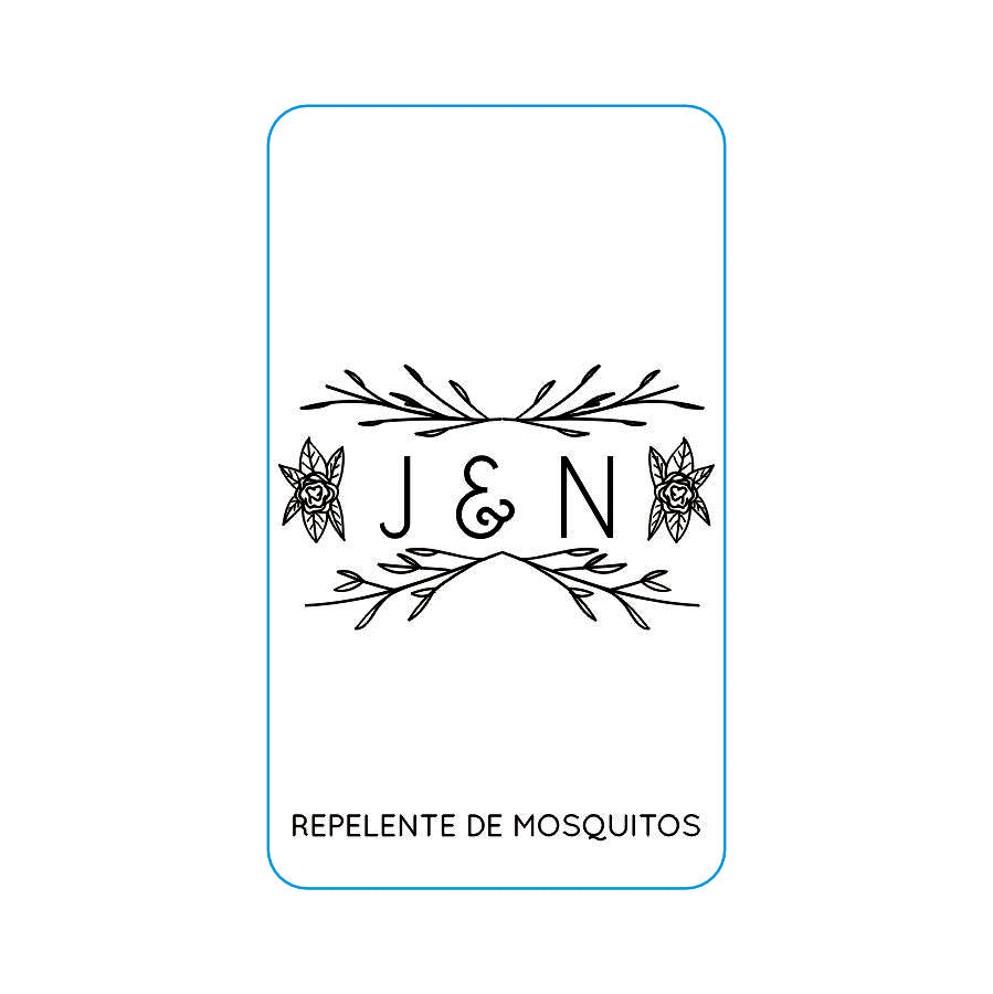 Repelente para Boda Personalizado – Mod. 28 Ramitas 💍 | Festiboda