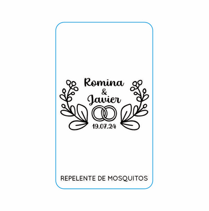 Repelente para Boda Personalizado – Mod. 66 Arras 💍 | Festiboda