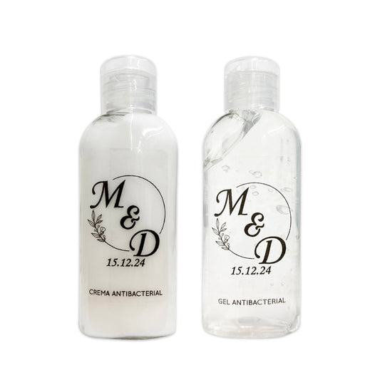 Gel Antibacterial ó Crema para Boda Personalizado – 67 Sello prin