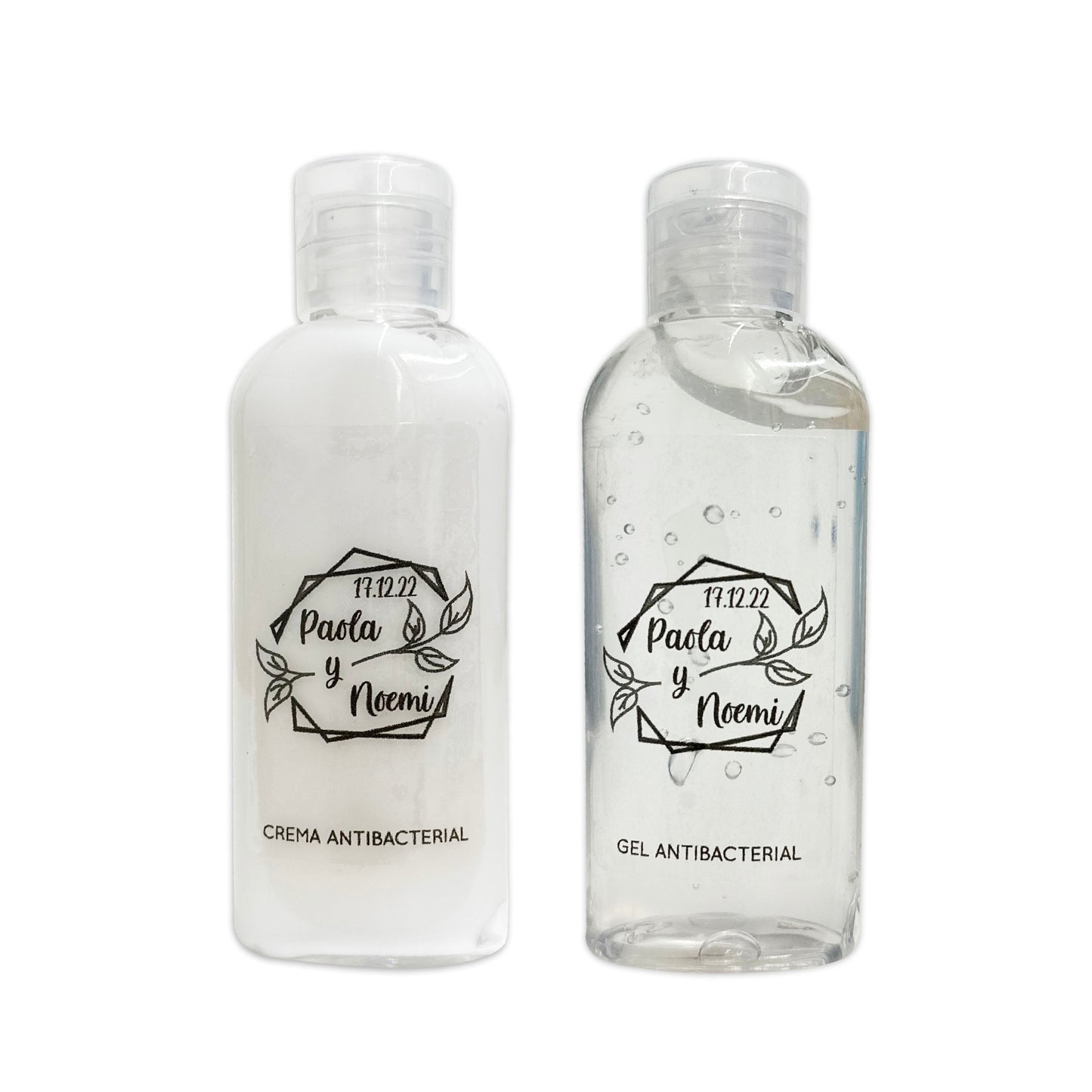 Gel Antibacterial ó Crema para Boda Personalizado – 69 Campana 💍