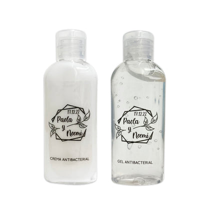 Gel Antibacterial ó Crema para Boda Personalizado – 69 Campana 💍