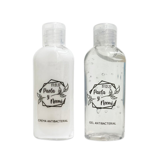Gel Antibacterial ó Crema para Boda Personalizado – 69 Campana 💍