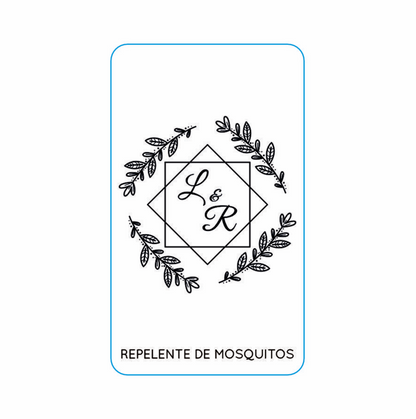 Repelente para Boda Personalizado – Mod. 70 Doble cuadrado 💍