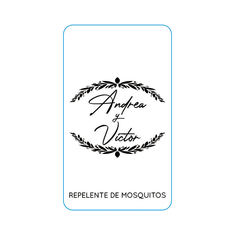 Repelente para Boda Personalizado – Mod. 42 Hojitas compuestas 💍