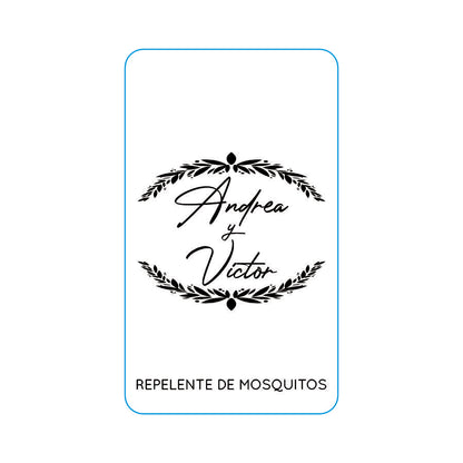 Repelente para Boda Personalizado – Mod. 42 Hojitas compuestas 💍