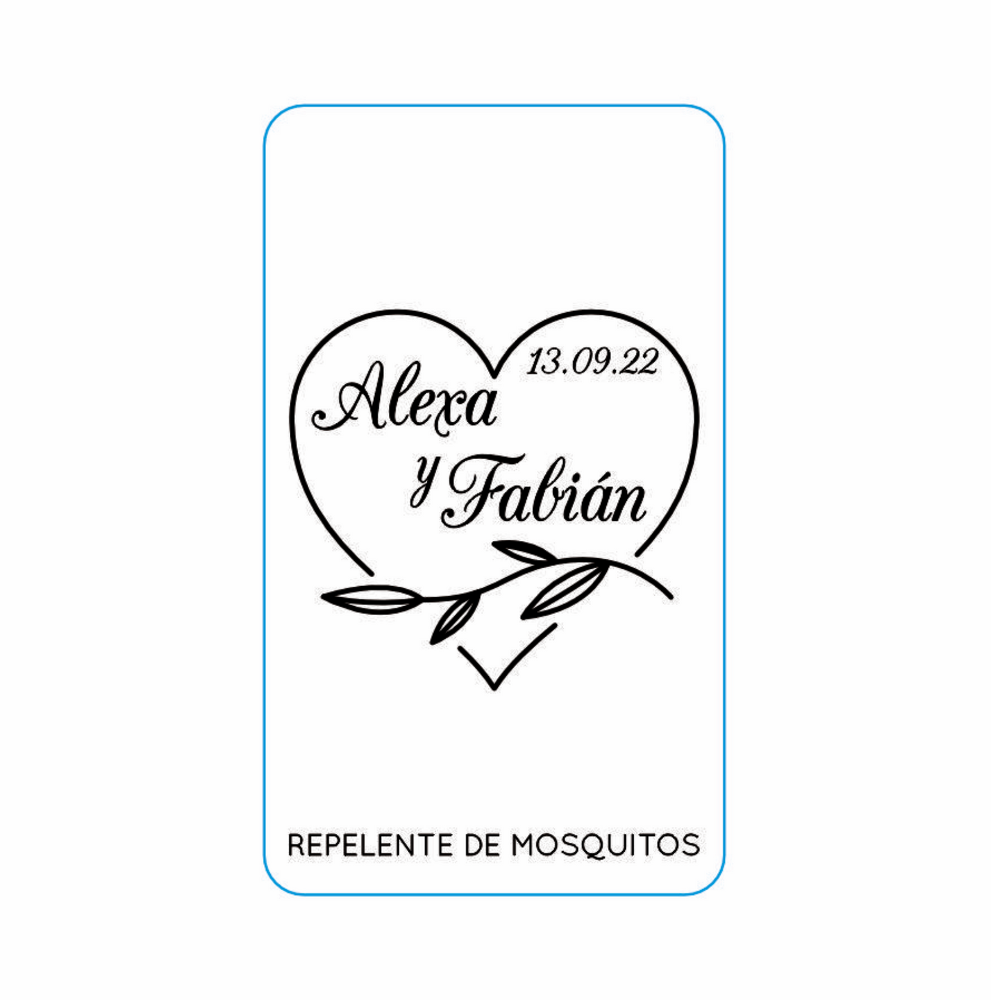 Repelente para Boda Personalizado – Mod. 73 Coraflo 💍 | Festiboda