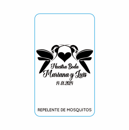 Repelente para Boda Personalizado – Mod. 74 Colibris 💍 | Festibod