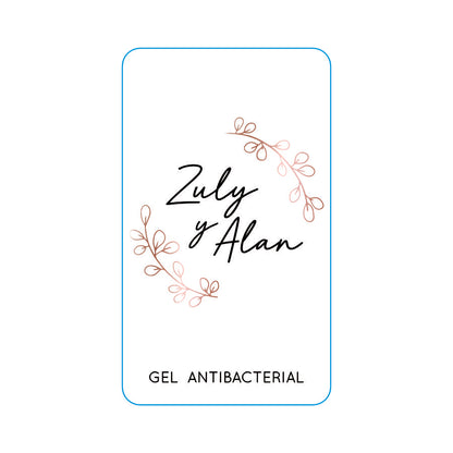 Gel Antibacterial ó Crema para Boda Personalizado Mod. 11 Ramita