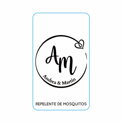 Repelente para Boda Personalizado – Mod. 77 Trazo corazon 💍