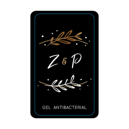 Gel Antibacterial ó Crema para Boda Personalizado Mod. 37 Puntos