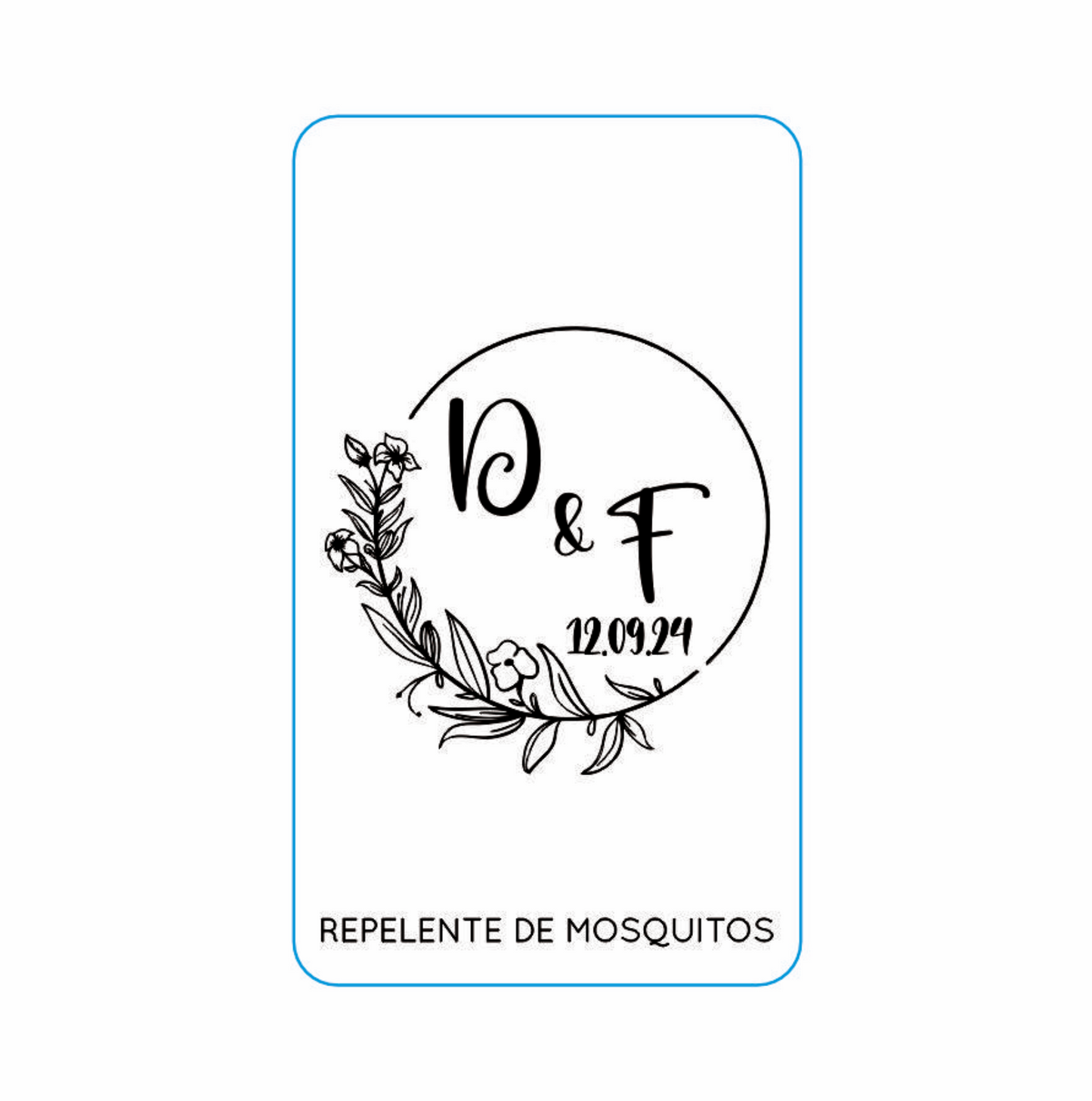 Repelente para Boda Personalizado – Mod. 79 Los tulipanes 💍