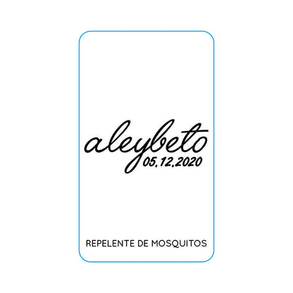 Repelente para Boda Personalizado – Mod. 33 Corrido 💍 | Festiboda