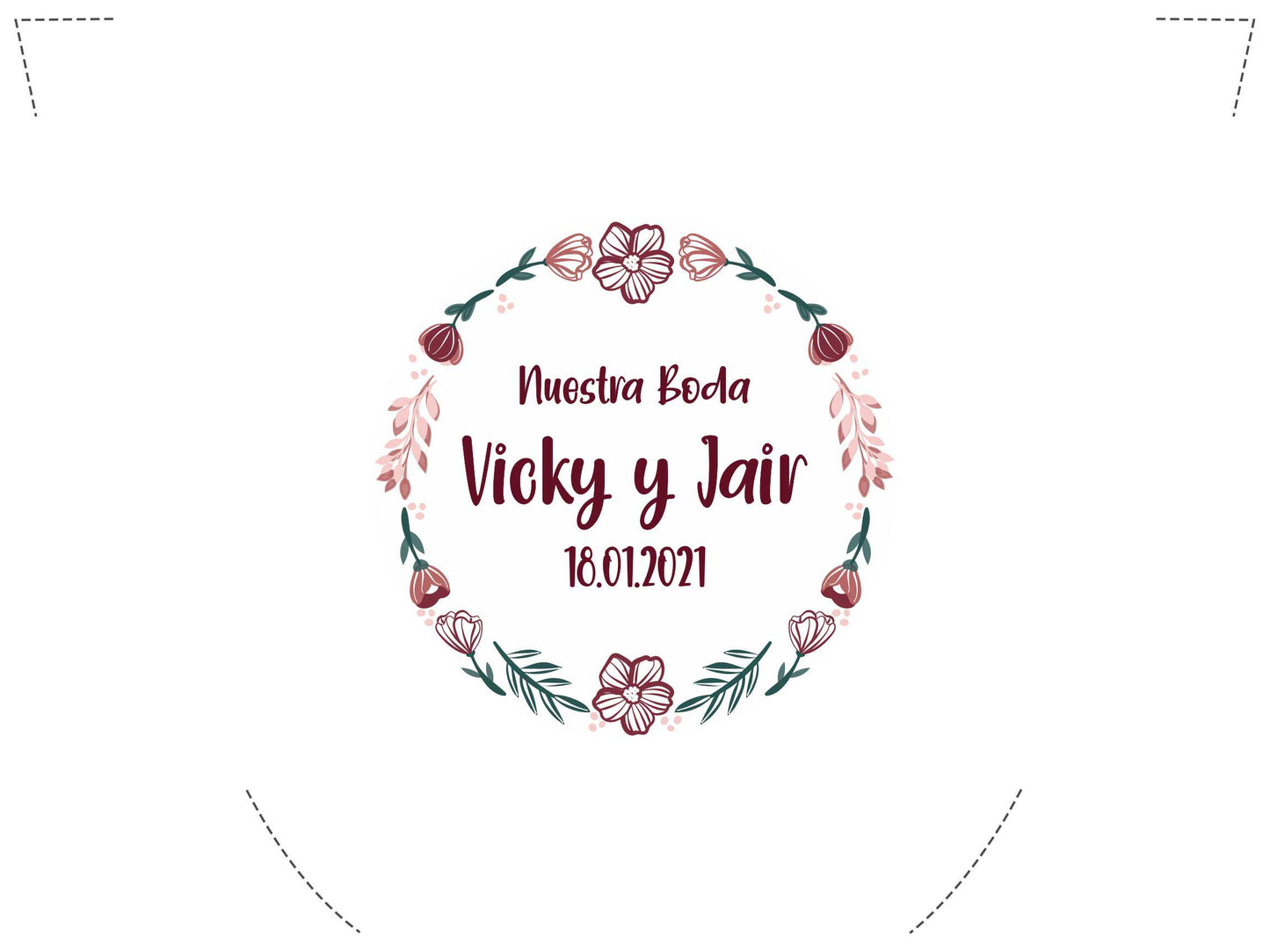 Pantufla Full Color Mod 189 Tinto | Festiboda