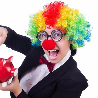 PELUCA AFRO MULTICOLOR PAYASO | Festiboda