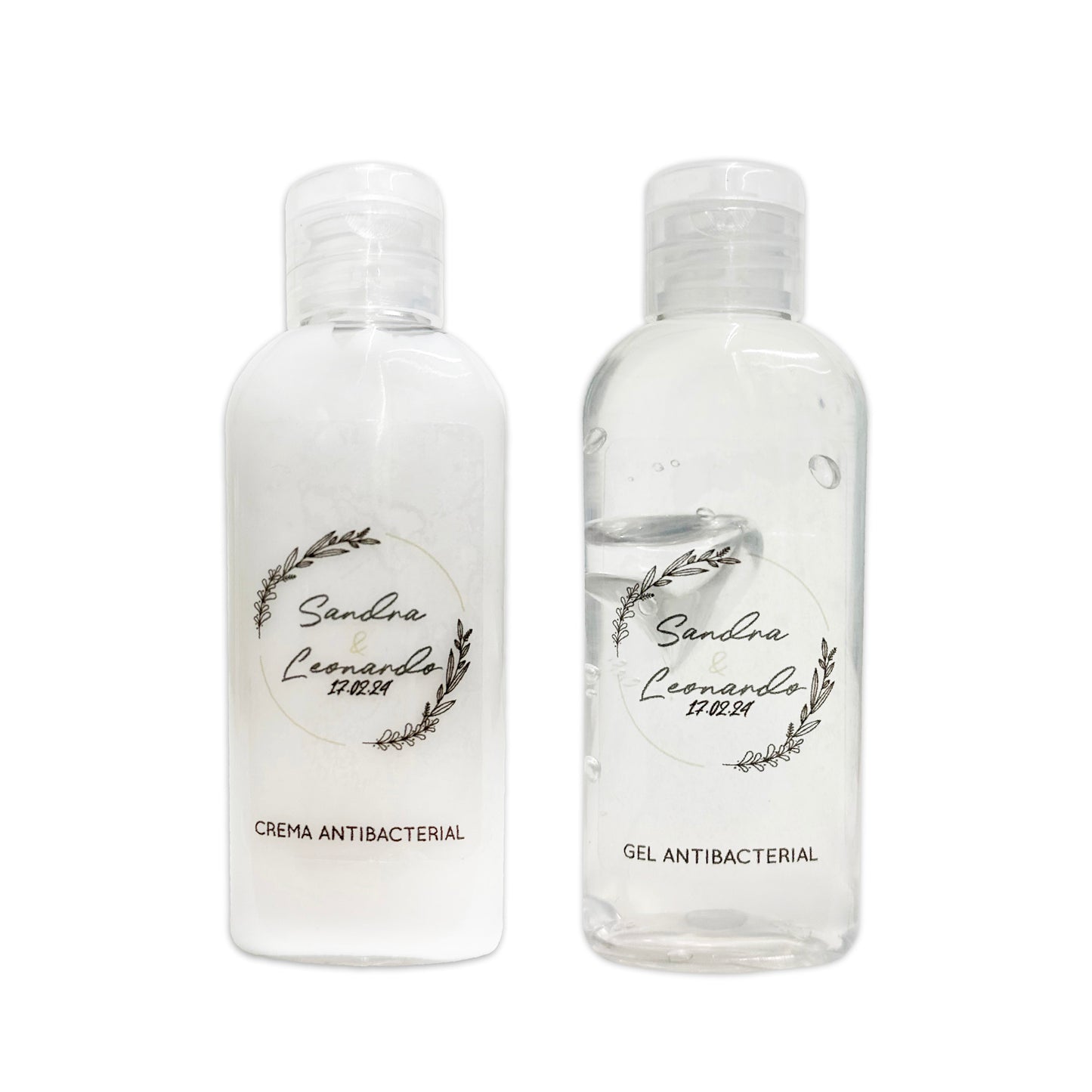 Gel Antibacterial ó Crema para Boda Personalizado – 84 Circulo do